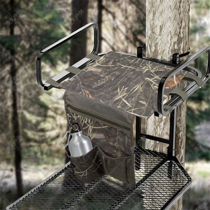 <b>Tree</b> Stand Chair With Storage <b>Bag</b> Oxford Cloth Adjustable Hunting Accessory Folding Seat Universal Outdoor Use - Product Image 4