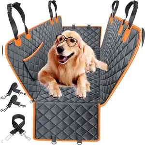 Hot selling pet products supplies scratchproof portable oxford safety waterproof dog hammock car seat cover