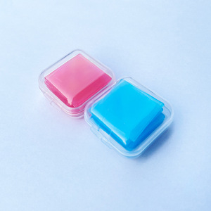 Diamant <span class=keywords><strong>peinture</strong></span> 2x2cm carré cire <span class=keywords><strong>argile</strong></span> rouge bleu violet dans un récipient en plastique - Product Image 6