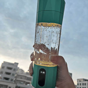 Botella Generadora de Agua Rica en Minerales 8000ppb, Fuente de Alimentación USB, Acero Inoxidable, para Uso en Exteriores, Automóvil y Escritorio, YZ-H80 - Product Image 2