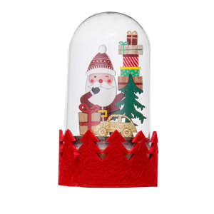 Nouvelle décoration de Noël LED décoration en bois lumineuse cadeau de Noël père noël wapiti décoration ornement - Product Image 6