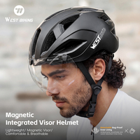 Casque de vélo magnétique intégré WEST BIKING, casque de sport aérodynamique pour route et VTT, casque de cyclisme pour adultes, vente en gros de casques de vélo