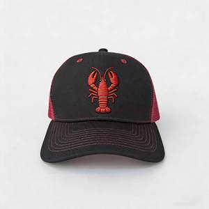 Gorra de Béisbol Negra de 6 Paneles con Logotipo Personalizado, Transpirable e Impermeable, de Lona, con Cierre a Presión, Estilo Deportivo, para Adultos, MOQ Bajo, Vietnam - Product Image 1