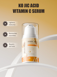 Crema Facial de <span class=keywords><strong>Aloe</strong></span> <span class=keywords><strong>Vera</strong></span> de Marca Privada, Orgánica y Vegana, Hidratante, Blanqueadora, Elimina Manchas Oscuras, Iluminadora, con Vitamina C y Ácido Kójico - Product Image 2