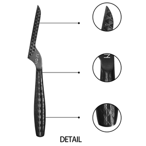 Jinqin فولاذ مقاوم للصدأ محمول باليد أسود ناعم لموديل الجبن المتحمسين والأصدقاء - Product Image 2