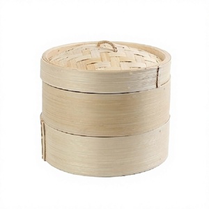 Bulk Wooden Two Tier Dimsum Box For Restaurant And Hotel Use Momo <b>Steamer</b> Dimsum Box At Competitive Prices - Product Image 1