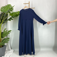 Robe Modeste d'Été Légère et Respirante en Polyester Premium avec Poches 2026 – Abaya de Luxe Fluide Style Dubaï Turquie pour Femme