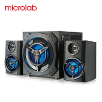 Microlab 42W 2.1 Channel Gaming Speaker with 5.25 Inch Subwoofer RGB LED Light Deep Bass for Computer & Mobile Phone