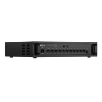 XIDLY Préamplificateur audio en rack PA de bonne qualité avec entrée auxiliaire à 5 entrées micro