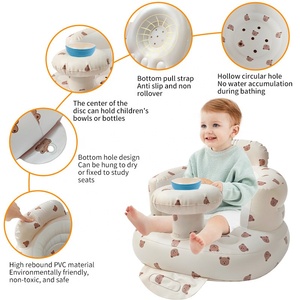 Sedile Gonfiabile Multifunzionale Portatile in PVC Coreano per l'Apprendimento e l'Allenamento dei Neonati e dei Bambini - Product Image 5