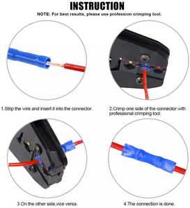 BV Loạt Cách Điện Butt Splice Dây Kết Nối Thiết Bị Đầu Cuối - Product Image 6