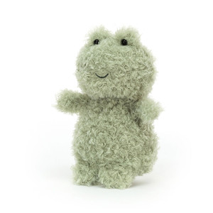 Peluche Rana Piccola JC 2026, Morbido Giocattolo <span class=keywords><strong>Verde</strong></span> Imbottito con Sorriso e Braccialetti per Decorazione Cameretta Neonato - Product Image 1