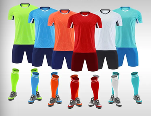 100% polyester bóng đá Mặc nhanh khô bóng đá Jersey bóng đá Áo sơ mi tùy chỉnh cá nhân Logo Câu Lạc Bộ Bóng Đá Jersey - Product Image 1