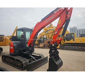 Excavadora Yanmar VIO55 Usada de Japón con Almohadillas de Goma y Cucharón Inclinable, Mini Excavadora Yanmar 55 Usada en Venta - Product Image 3