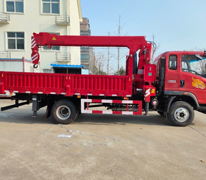 Grue montée sur camion Fengniao 5 tonnes, flèche télescopique, moment de charge élevé, hauteur de levage 25m, moteur Weichai, boîte de vitesses, pompe hydraulique - Product Image 1