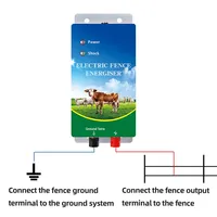 10KM hoogspannings elektrische afrasteringsapparaat voor veeteelt, bescherming van veeteeltbedrijven, rundvee en schapen.