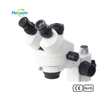 REHAZE Lab Trinocular Compound Stereo Microscope 10x Eyepiece 1080p HD LED Display Auto Focus IP53 with External Display Support