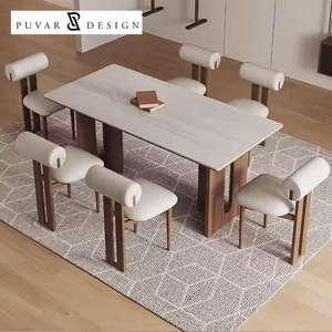 Su misura retrò pietra di roccia <span class=keywords><strong>tavolo</strong></span> Design <span class=keywords><strong>rettangolare</strong></span> 6 persona in legno massello <span class=keywords><strong>tavolo</strong></span> da pranzo <span class=keywords><strong>per</strong></span> sala da pranzo o cucina - Product Image 1