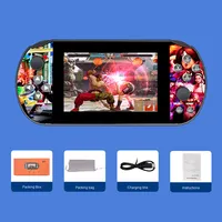 Nouveau Q3 Classic Retro Joystick PS1 Console de jeu portable avec grand écran HD Système Linux Batterie intégrée pour les cadeaux de jeux vidéo