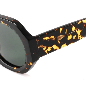 Lunettes de soleil œil de chat unisexes, monture tortue intégrale, protection UV400, mode adulte, protection solaire - Product Image 5