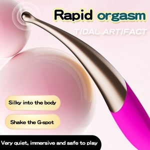 Vibrateur AV chauffant pour femmes - Embout incurvé ergonomique avec plusieurs modes <span class=keywords><strong>de</strong></span> vibration, étanche, jouets sexuels - Product Image 3