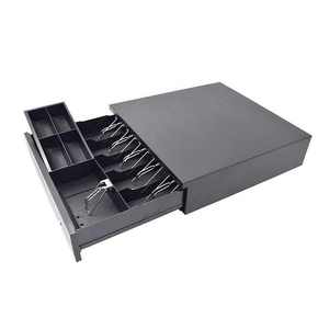 Kim loại tự động POS của nhãn hiệu tiền mặt đăng ký ngăn kéo 6 hóa đơn 4 đồng tiền tiền an toàn tiền mặt hộp - Product Image 5