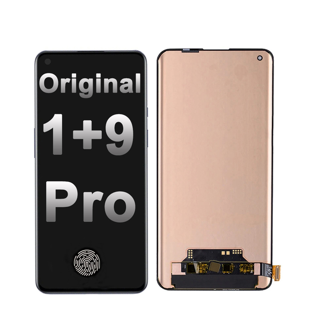 6.7" 1+9 Pro Original Super AMOLED Screen for One Plus 9 Pro Screen Replacement LE2121 LE2125 LCD Display Mobile Phone LCDs OLED
