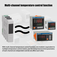 CNTD CME4-4S2R Four Channel Modular Digital Temperature Control Instrument AC100-240V 50Hz Solid State SSR OEM/ODM Plastic