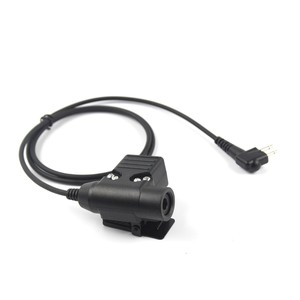 Adaptateur de casque U94 PTT en plastique ABS durable, compact et facile à utiliser pour Motorola GP88 GP2000 Yaesu Ham <span class=keywords><strong>Radio</strong></span> - Product Image 6