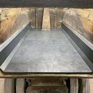 Uhmwpe Bunker truk Bed Conveyor Hopper Chute tahan aus Liner lapisan