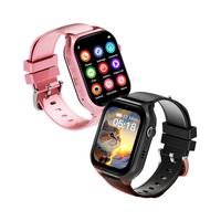 Montre GPS 4G pour enfants avec boussole magnétique, étanche IP67, réveil, appel vidéo SOS, grand écran LCD, compatible carte SIM