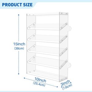 Clear Acrylic Display Case for Toy <strong>Cars</strong> &amp; <strong>Matchbox</strong> <strong>Cars</strong> 6 Tiers <strong>Matchbox</strong> <strong>Cars</strong> Display Case Sturdy Assembly Storage Case Display - Product Image 5