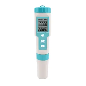 Medidor de ph da água 7 em 1, medidor de qualidade da água/tds/ec/orp/medidor digital de ppm