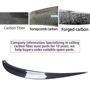 For B8 Sedan Style Carbon Fiber Rear Spoiler Trunk Wing 2008-2011 - Product Image 4