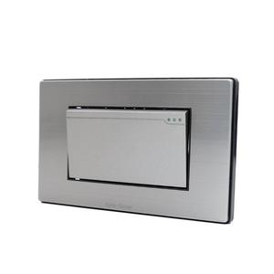 Enchufe universal cuadrado de acero inoxidable, panel de interruptor de luz con adaptador, interruptor de pared para el hogar - Product Image 3