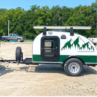 Le plus populaire pas cher larme camping remorque petite mini caravane hors route camping-car remorque caravane larme campeur