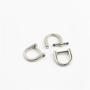 10มม. โลหะผสมสังกะสีแสงสีทองที่ถอดออกได้สกรูรูปตัวยูอุปกรณ์ฮาร์ดแวร์กระเป๋าแหวน <span class=keywords><strong>D</strong></span> เชื่อมต่อหัวเข็มขัดสำหรับสายรัด - Product Image 5