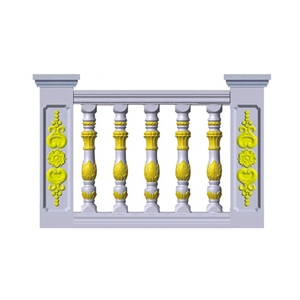 Vendite professionali di plastica prefabbricate ringhiere in calcestruzzo stampo <span class=keywords><strong>balcone</strong></span> guardrail, ringhiere da giardino - Product Image 1