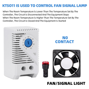 Regulador de Temperatura ZR011, Controlador de Temperatura <span class=keywords><strong>KTO</strong></span> 011, Termostato KTS 011, Interruptor de Control de Temperatura - Product Image 3