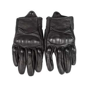 Gants de <span class=keywords><strong>moto</strong></span> en <span class=keywords><strong>cuir</strong></span> pleine fleur imperméables avec protection des articulations, gants de <span class=keywords><strong>moto</strong></span> classiques avec protections de paume SHGS009 - Product Image 5
