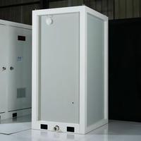 Unité préfabriquée mobile entièrement équipée, résistante au vent, pour toilettes et espaces de lavage publics en extérieur lors d'expositions