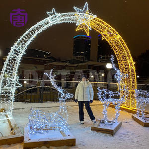Luces LED de arco personalizadas a prueba de agua IP65 para decoraciones navideñas y de múltiples festivales en interiores/exteriores. - Product Image 3