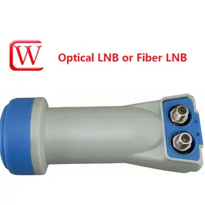 Satellite Wideband LNB Optical LNB SMATV กว่าเส้นใย Ku/C Band RF To IF สำหรับ FTTH CATV Satellite Receiver universal Wideband LNBF