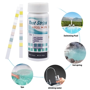 7 In1 Drinkwater Teststrip Ph Broom <span class=keywords><strong>Water</strong></span> Kwaliteit <span class=keywords><strong>Test</strong></span> Voor Aquarium Aquarium Zwembad <span class=keywords><strong>Water</strong></span> Teststrip - Product Image 4