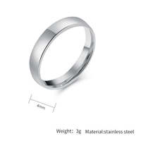 Bague de promesse de mariage en acier inoxydable simple et élégante, forme goutte, bijoux de couple, or 18 carats, pour cadeau femme