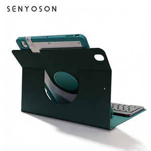 SYX Premium 360 °   Étui Clavier Rotatif pour iPad - Protection <span class=keywords><strong>de</strong></span> Grade Militaire avec Clavier Rétroéclairé Rechargeable Étui pour iPad Cove - Product Image 1