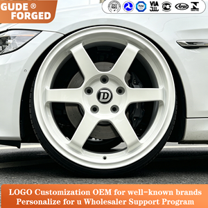 ล้อแม็กซ์รถแข่งสีเงินขนาด <span class=keywords><strong>18</strong></span>-20 นิ้ว รุ่น GUDE 5x112 5x120 5x114.3 สำหรับ <span class=keywords><strong>TE37</strong></span> BMW F80 E92 M3 F82 M4 GTR Honda JDM - Product Image 2