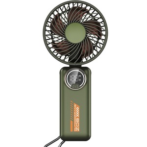 Portable <b>Handheld</b> <b>Fan</b> With Digital Display Foldable Usb Rechargeable Outdoor Cooling Brushless Motor 5W Long Battery Life - Product Image 2