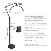 Inlightray gratuit LogoHalf Moon Lamp Moonlight Beauty Lamp Care Beauty Salon Equipment Moon Lamp For Eyelash Extension