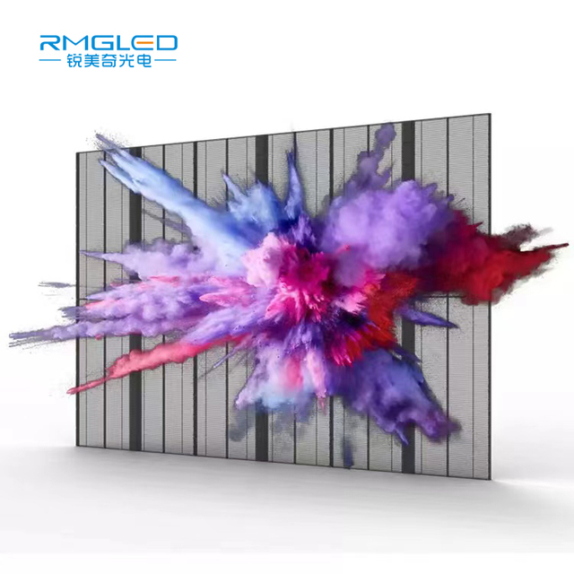 Film Screen Transparent Led Film for Glass Installed Advertising Soft Transparent Glass Film Led Screen